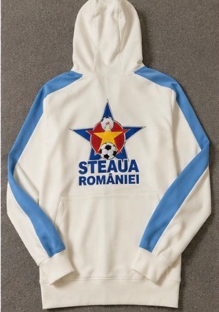 Trening sport „Steaua România” albastru-alb stil Nike – ediție fotbal cu emblemă și minge 4