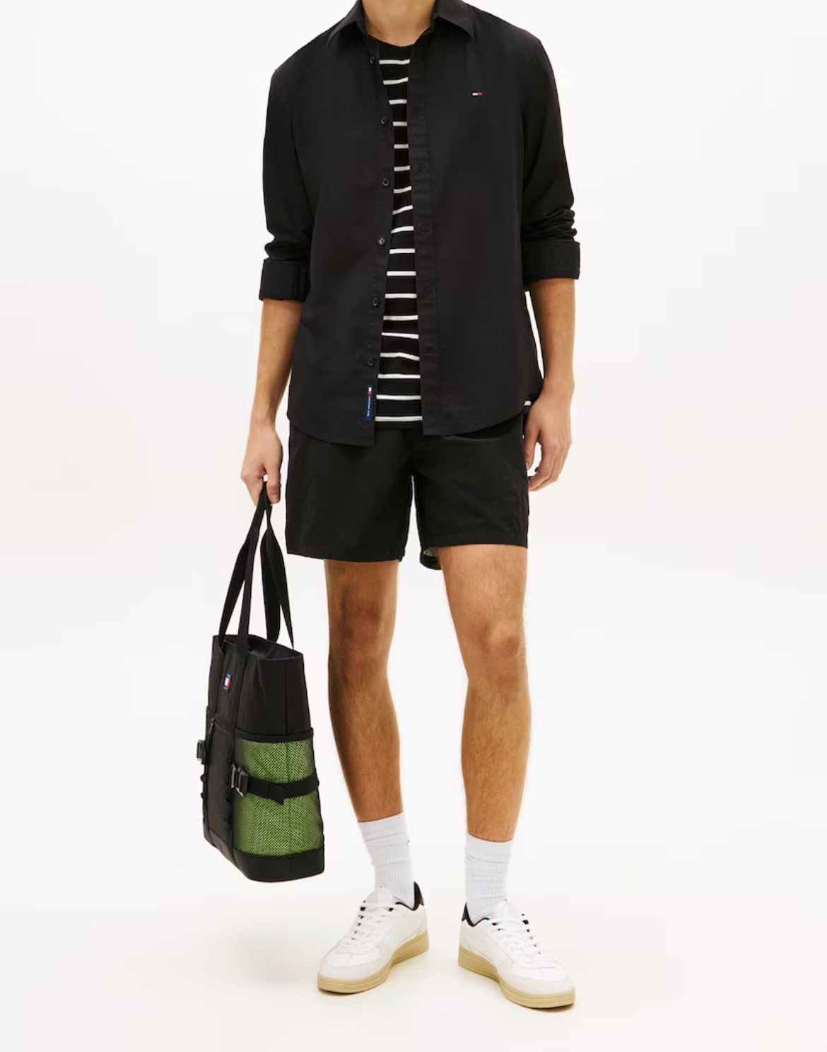 Regular fit CămașăTommy Jeans pe Negru 2