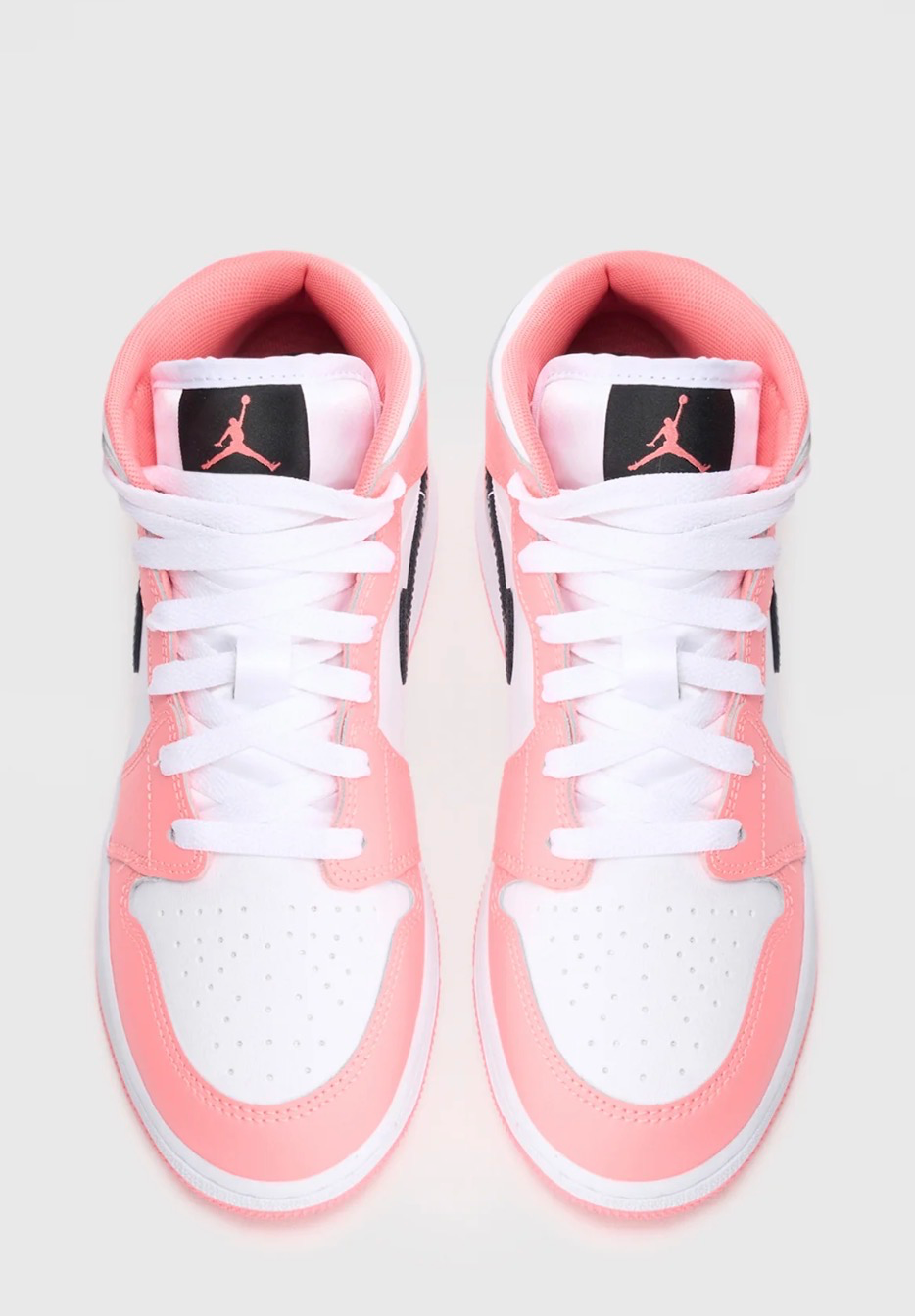 Jordan AIR JORDAN 1 MID UNISEX - Sneakers high - pink gaze/black/white 3