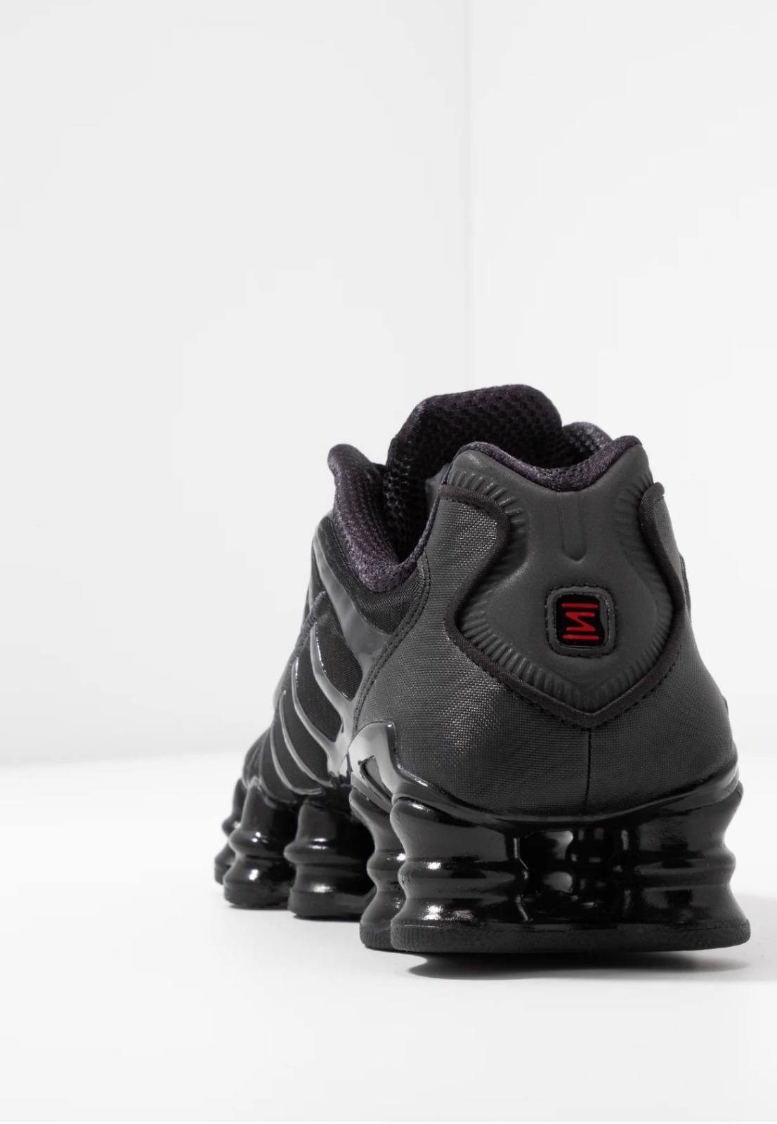 Nike Sportswear SHOX TL - Sneakers low - black/black metallic hematite/max orange 3
