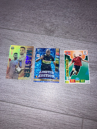 Cartonase fotbal pachet de 3 bucati euro2024,fifa365,panini,etc. 1