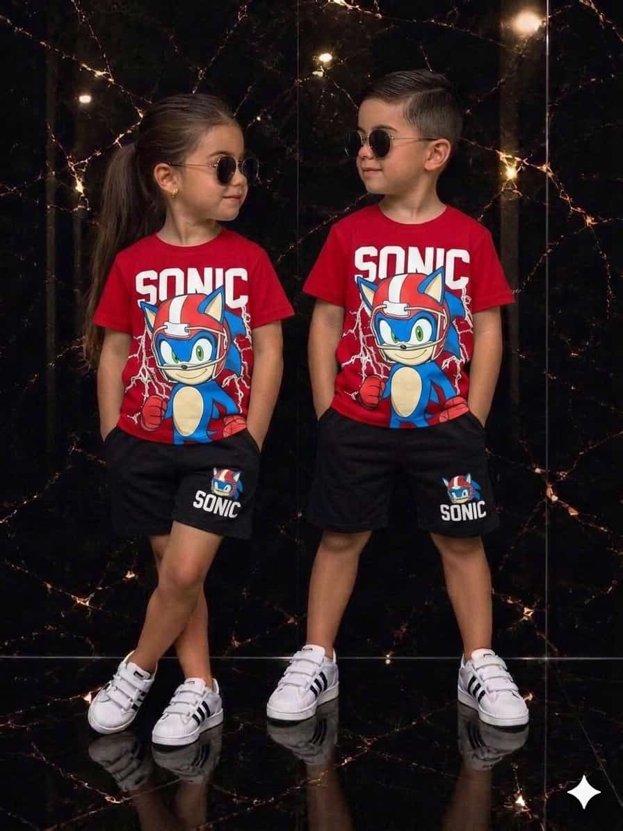 Compleu Sonic - Rosu 1