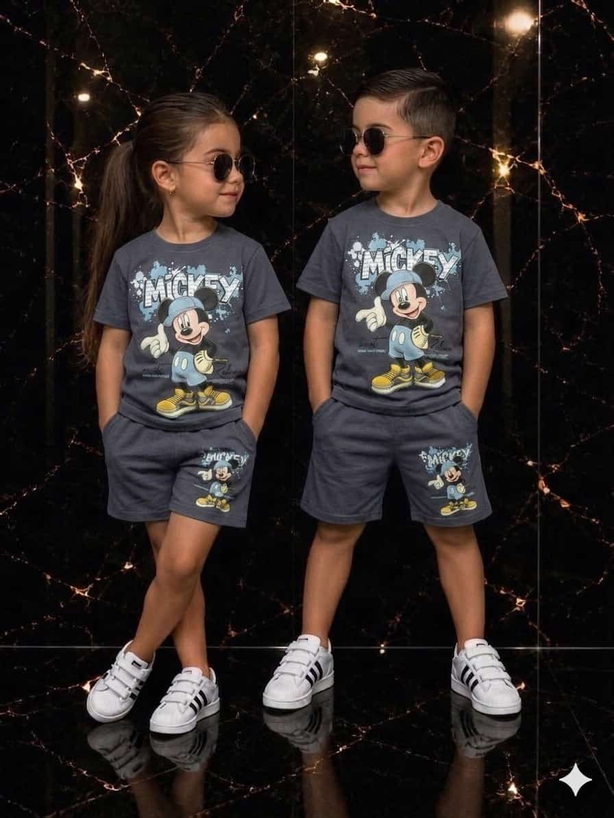 Compleu Mickey Mouse - Gri 1