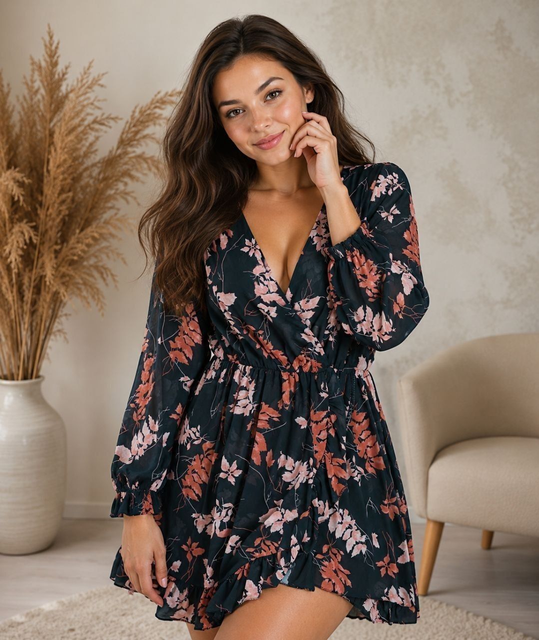 Rochie cu Volane Dama 2