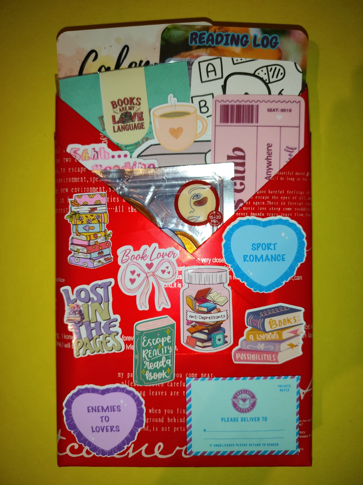 Blind date with a book&reading journal 1