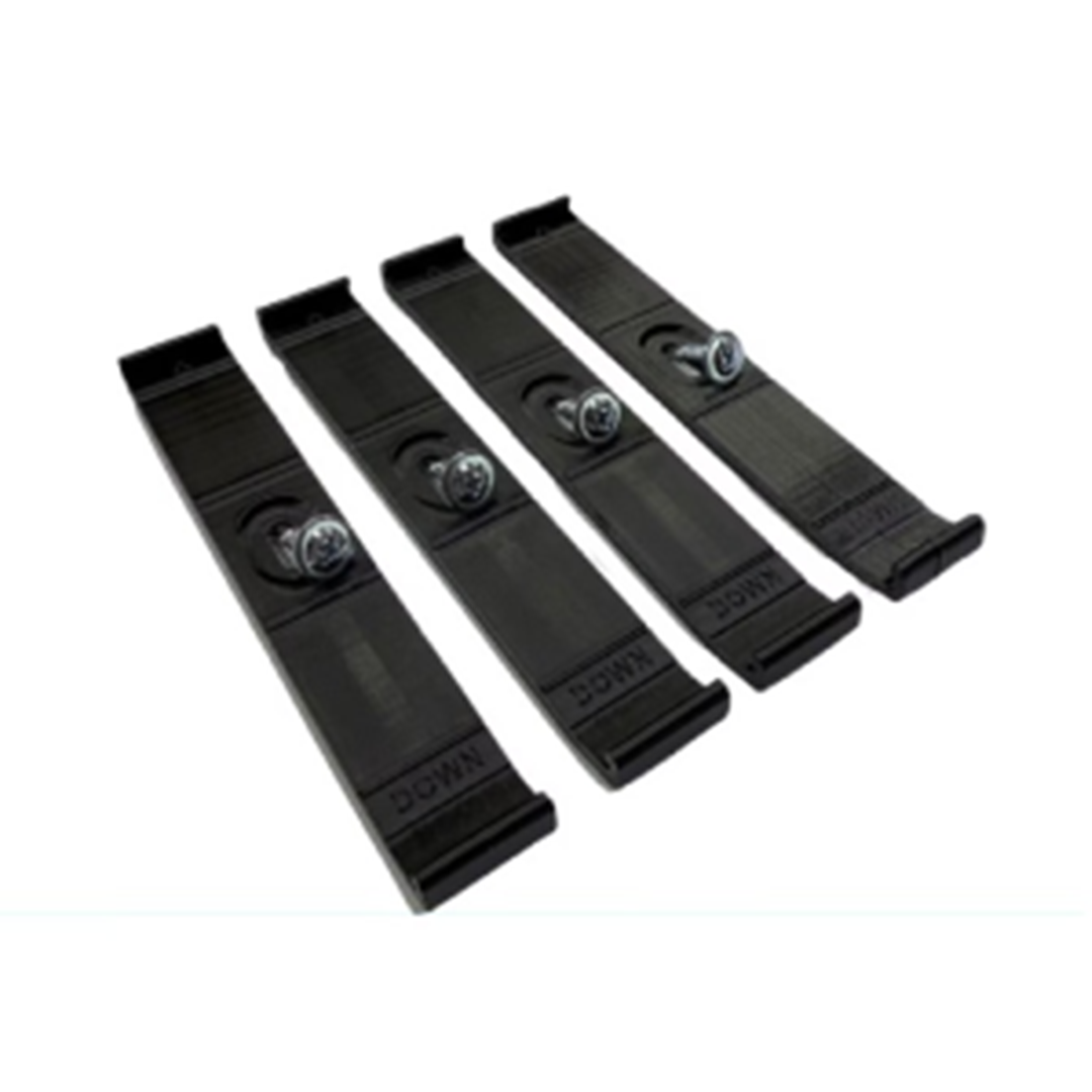Set Suport Ultra Slim pentru numar inmatriculare, fata - spate, Negru, 4 bucati 1