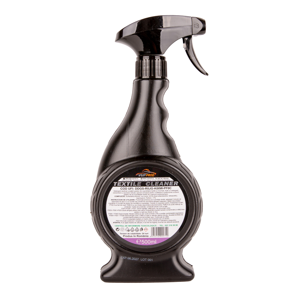 Textile Cleaner 500 ml – soluție curățare tapiterii textile auto 3
