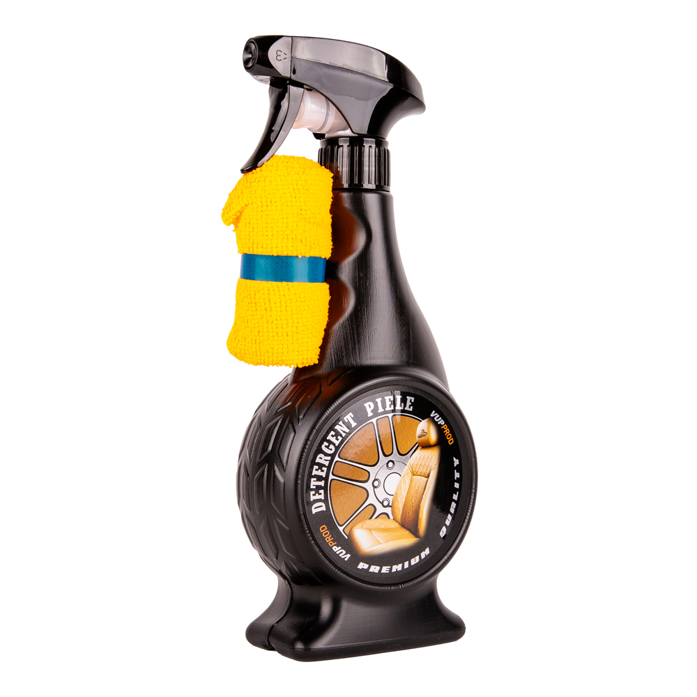 Detergent piele 500 ml + laveta – soluție curățare tapiterii piele auto 2