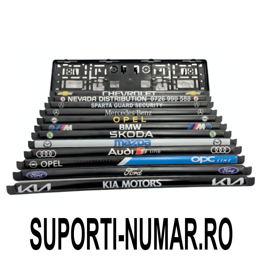 Suport Numar Inmatriculare Universal Personalizat
