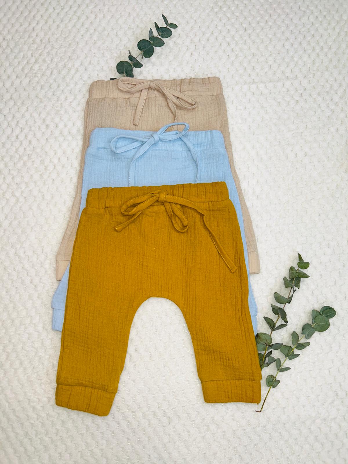 Pantaloni muselina organica certificata eco tex 2