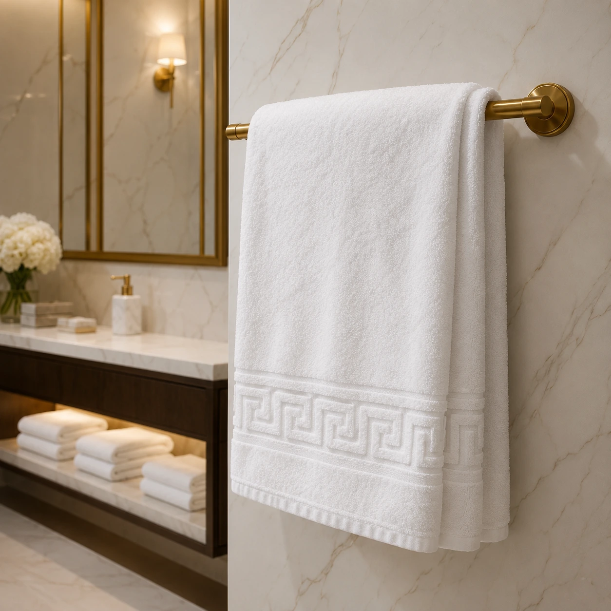 Prosop Hotelier CAIAN Greek Border 70×130 cm – 620 GSM