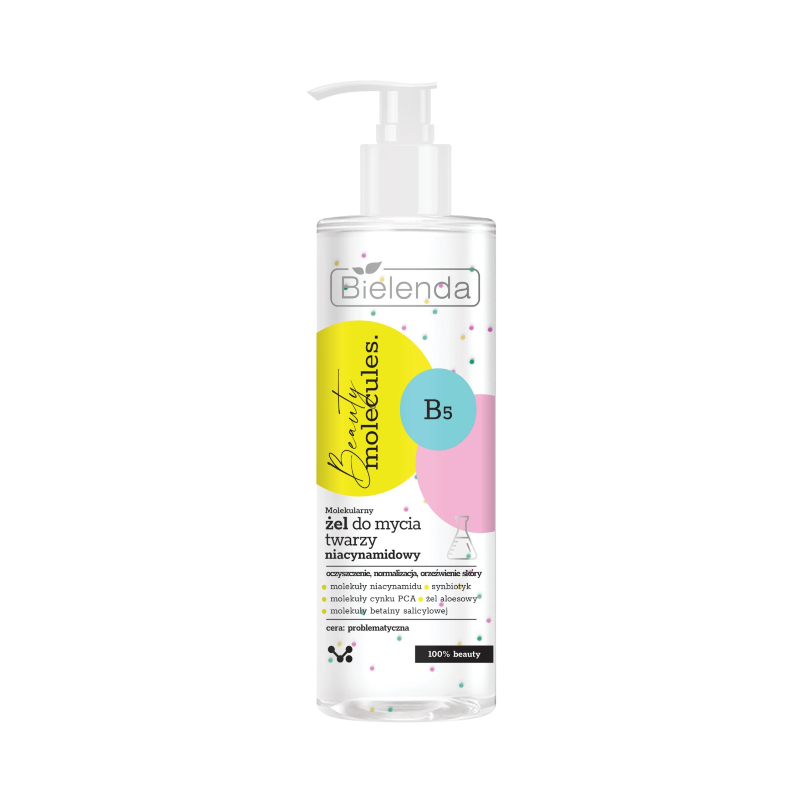 Gel Curatare Beauty Molecules Niacinamide Bielenda 1