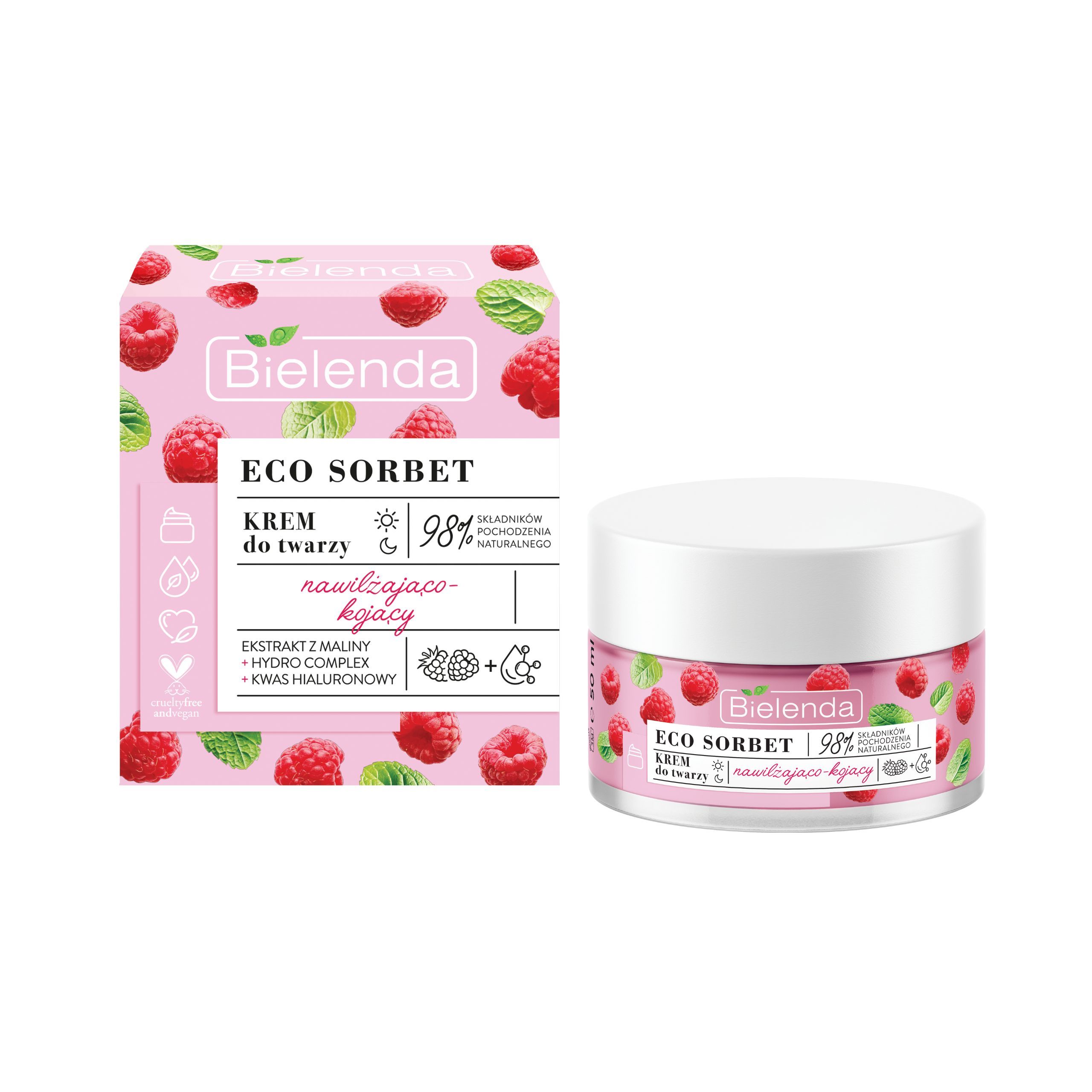 Crema Fata Eco Sorbet Raspberry Bielenda 1
