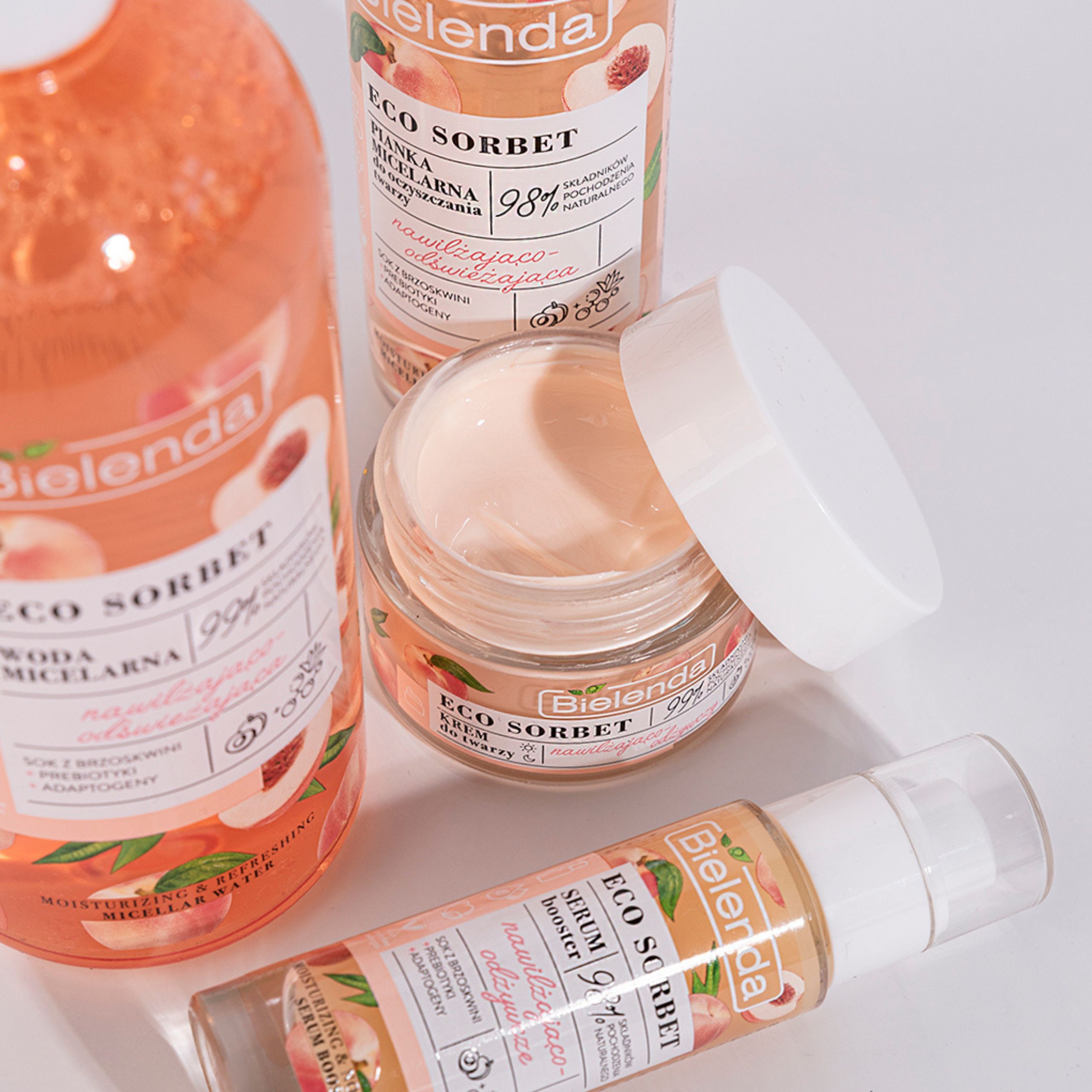 Crema Fata Eco Sorbet Day And Night Peach Bielenda 3