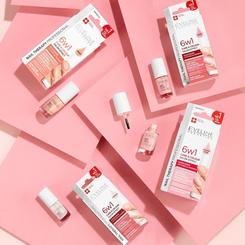 Lac unghii Eveline 6 in 1 – Rose 3