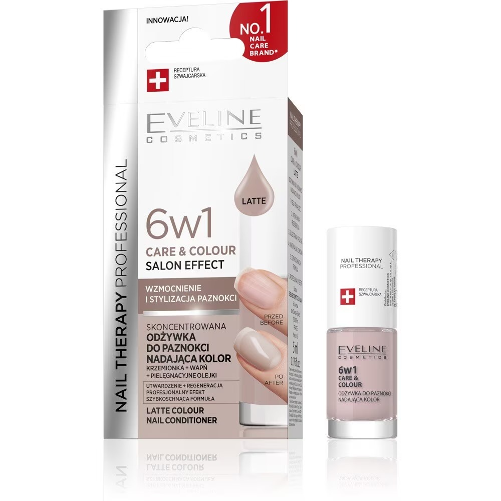 Lac unghii Eveline 6 in 1 – Latte 1