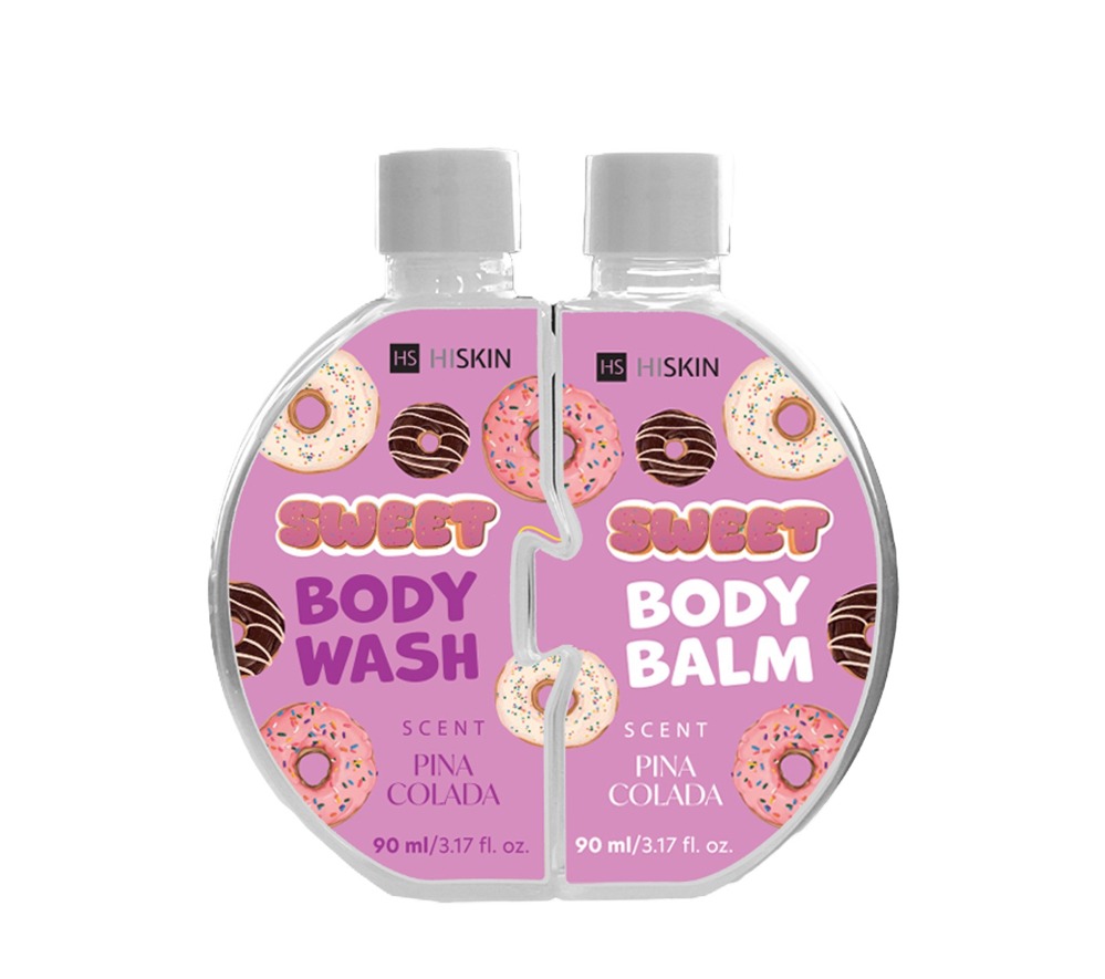 Puzzle Gel de dus+Crema de corp Hiskin Pina Colada 1