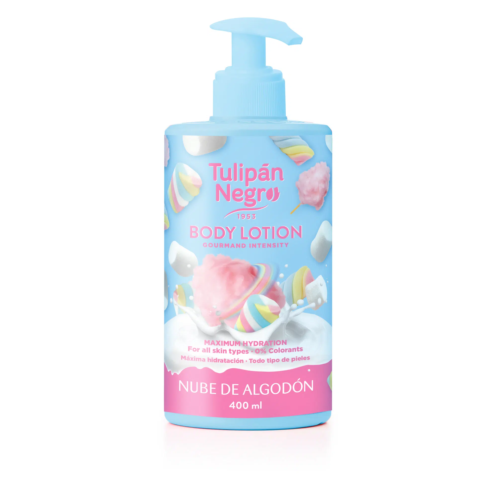 Tulipan Negro Lotiune Corp Pompita Nube de Algodon 2