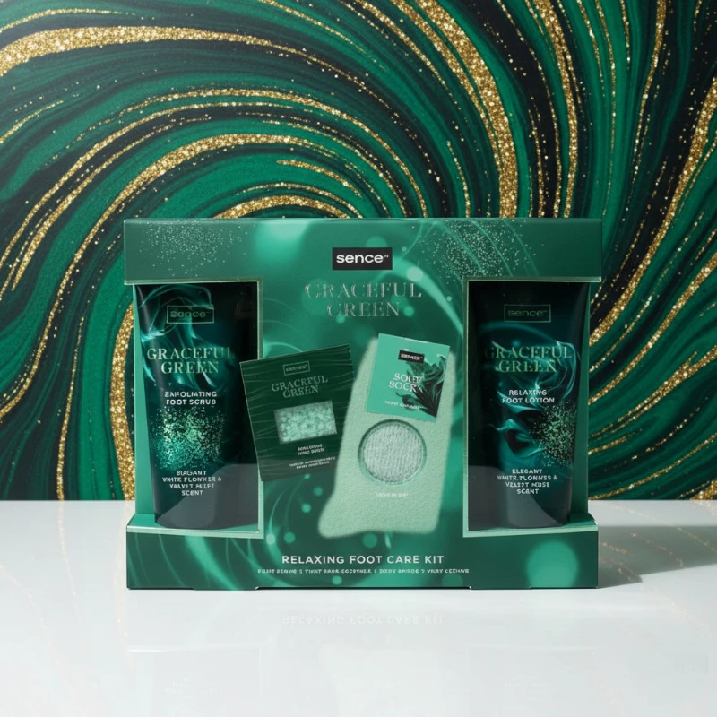 Set Sence Graceful Green Foot Care Kit 4pcs Picioare 1