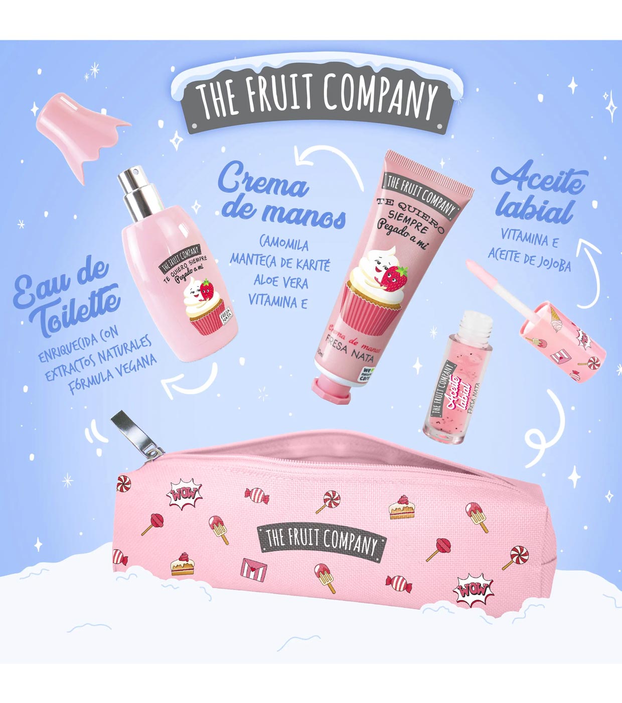 Set Cadou The Fruit Company Fresa Y Nata 2