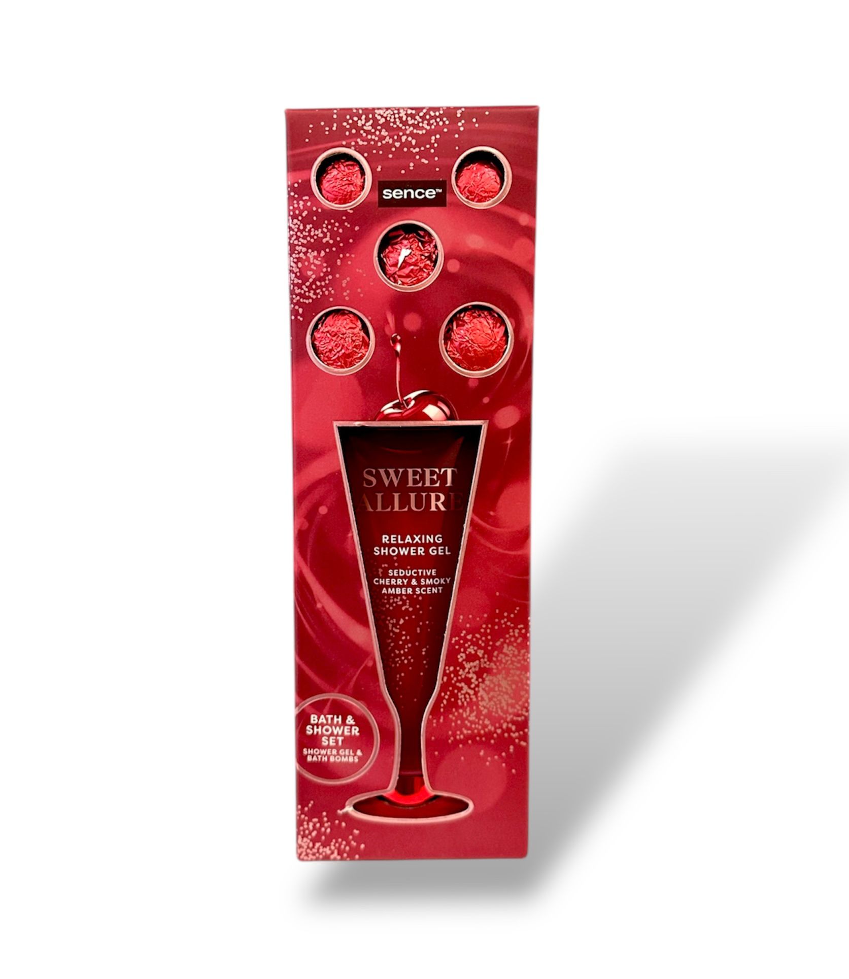Set Cadou Sence Bath&Shower Bombs Cherry Sweet Allure 1