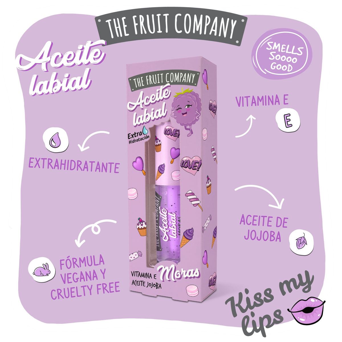 Luciu de buze Blackberry The Fruit Company 2