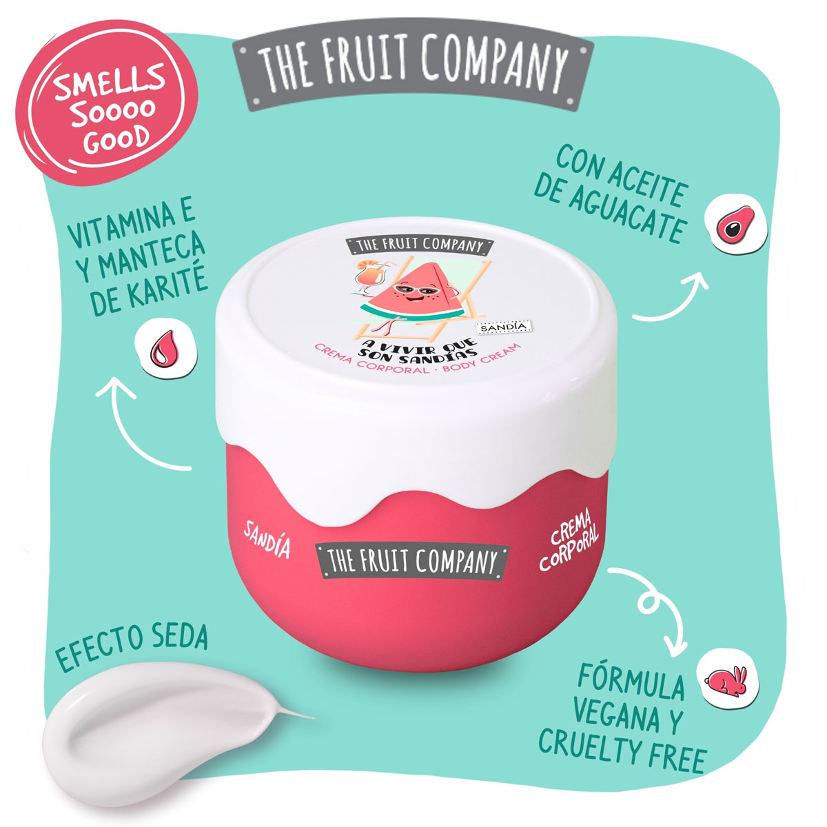 Crema de corp Watermelon The Fruit Company 2
