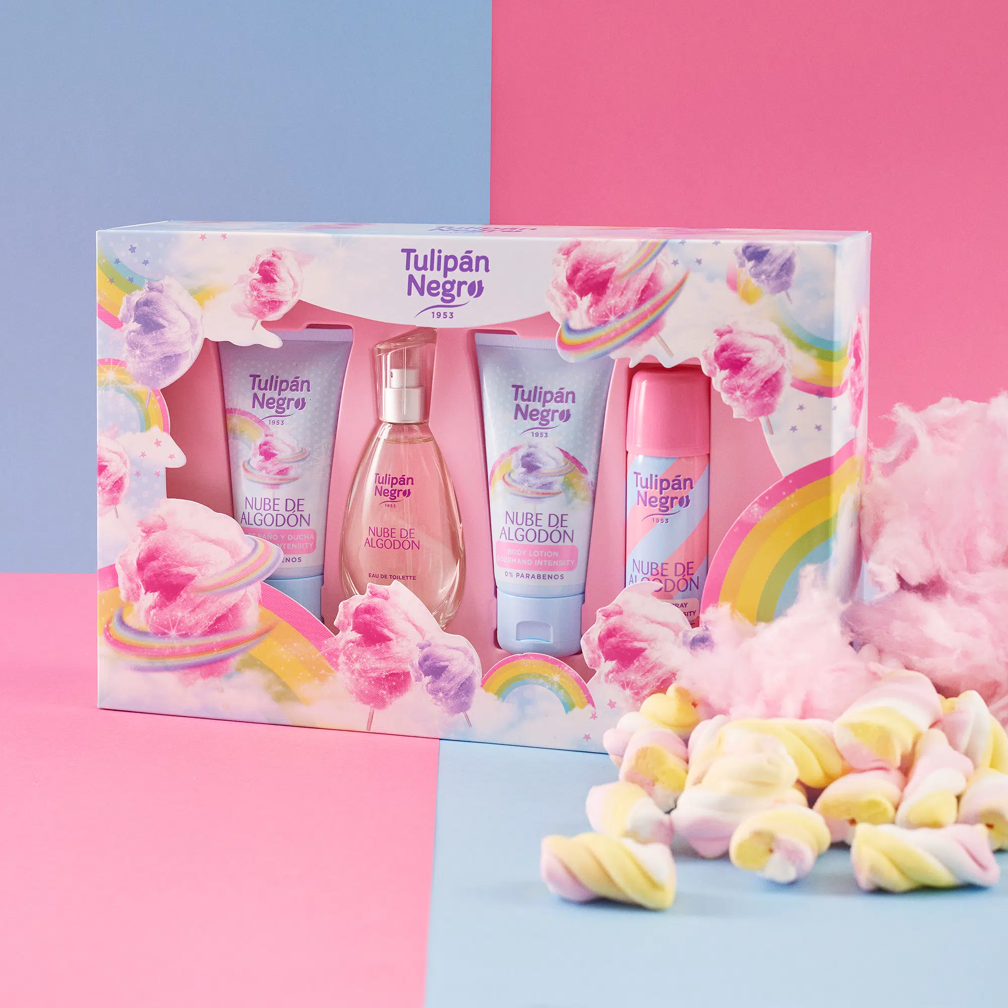Set Nube de Algodon Tulipan 1