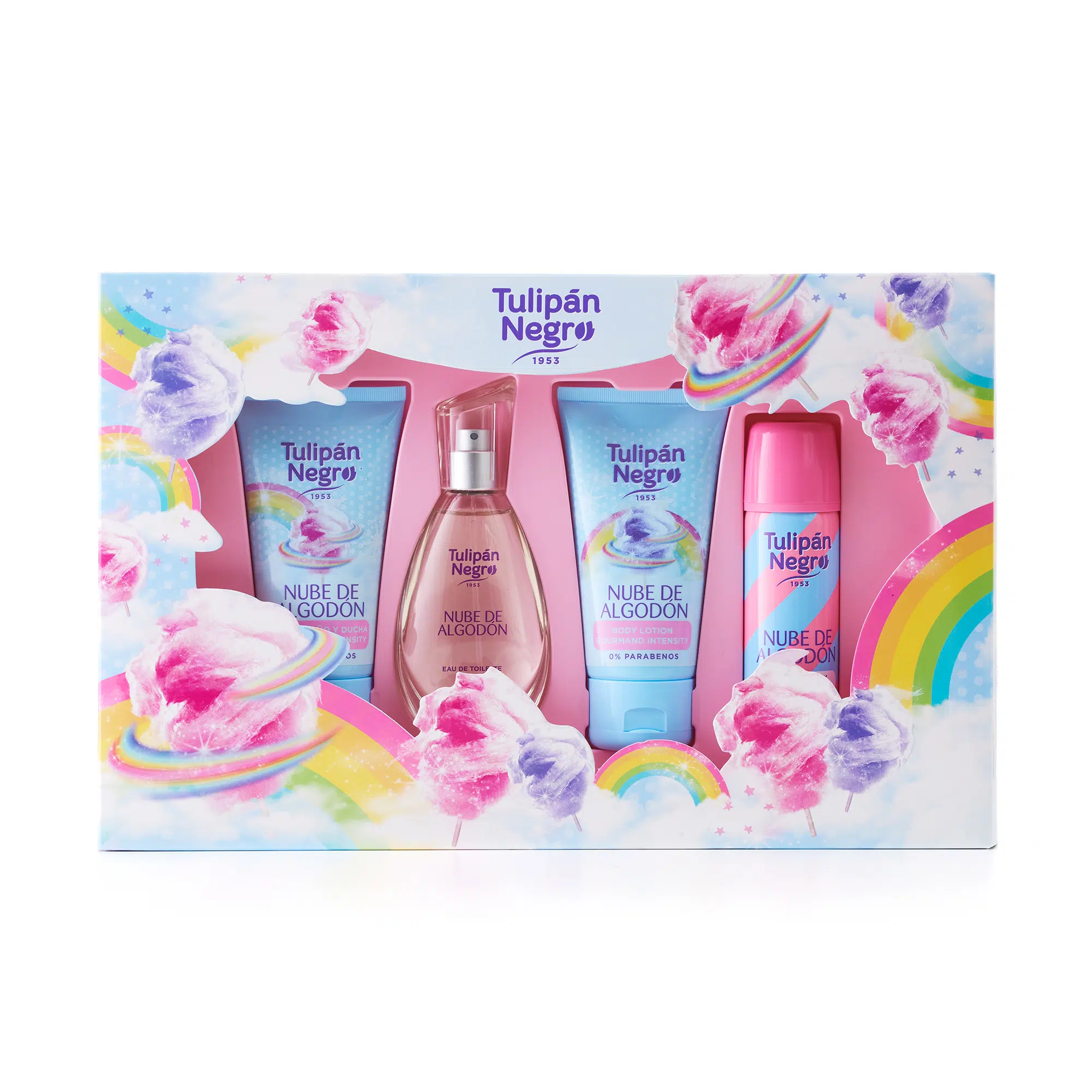 Set Nube de Algodon Tulipan 2
