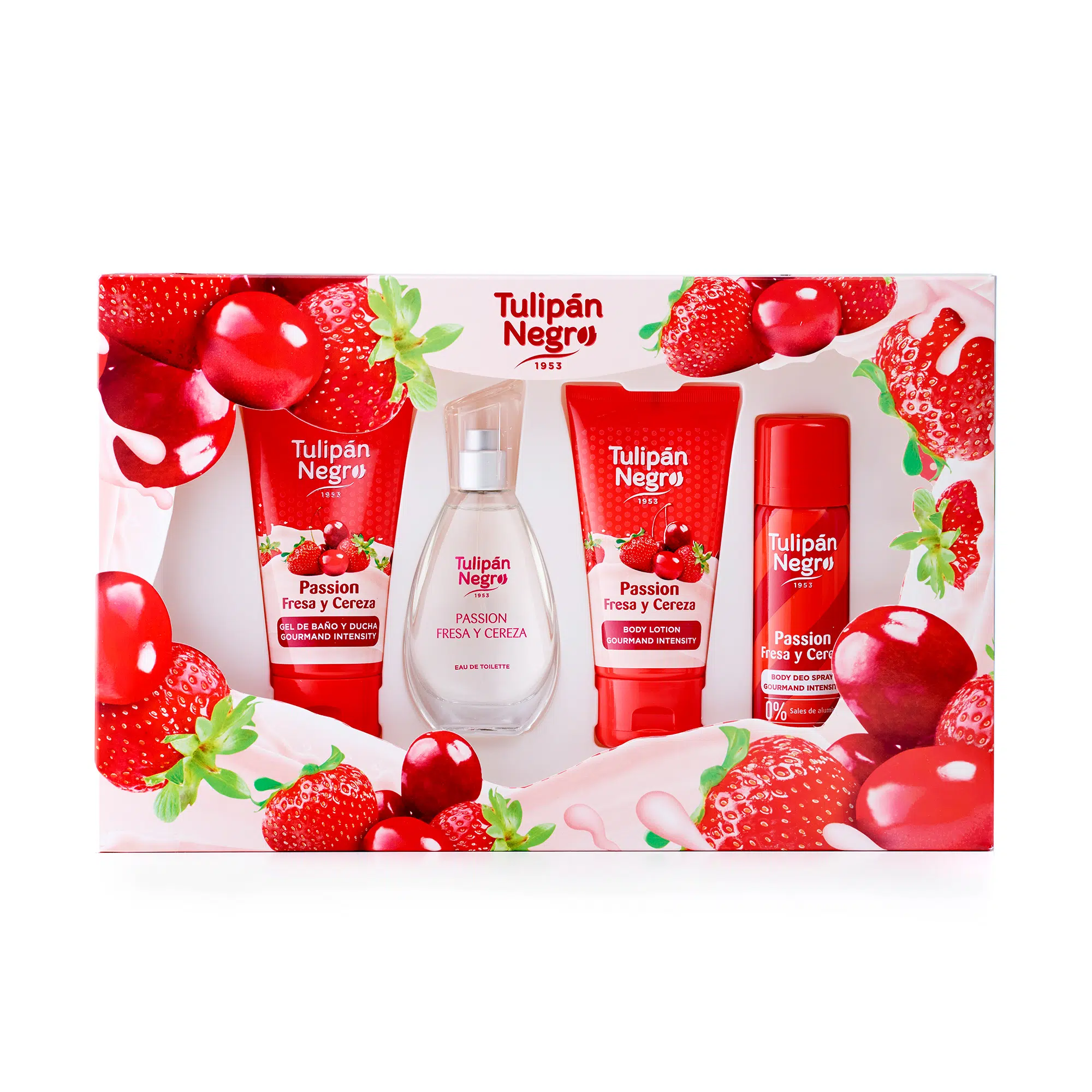 Set Fresa Y Cereza Tulipan 2