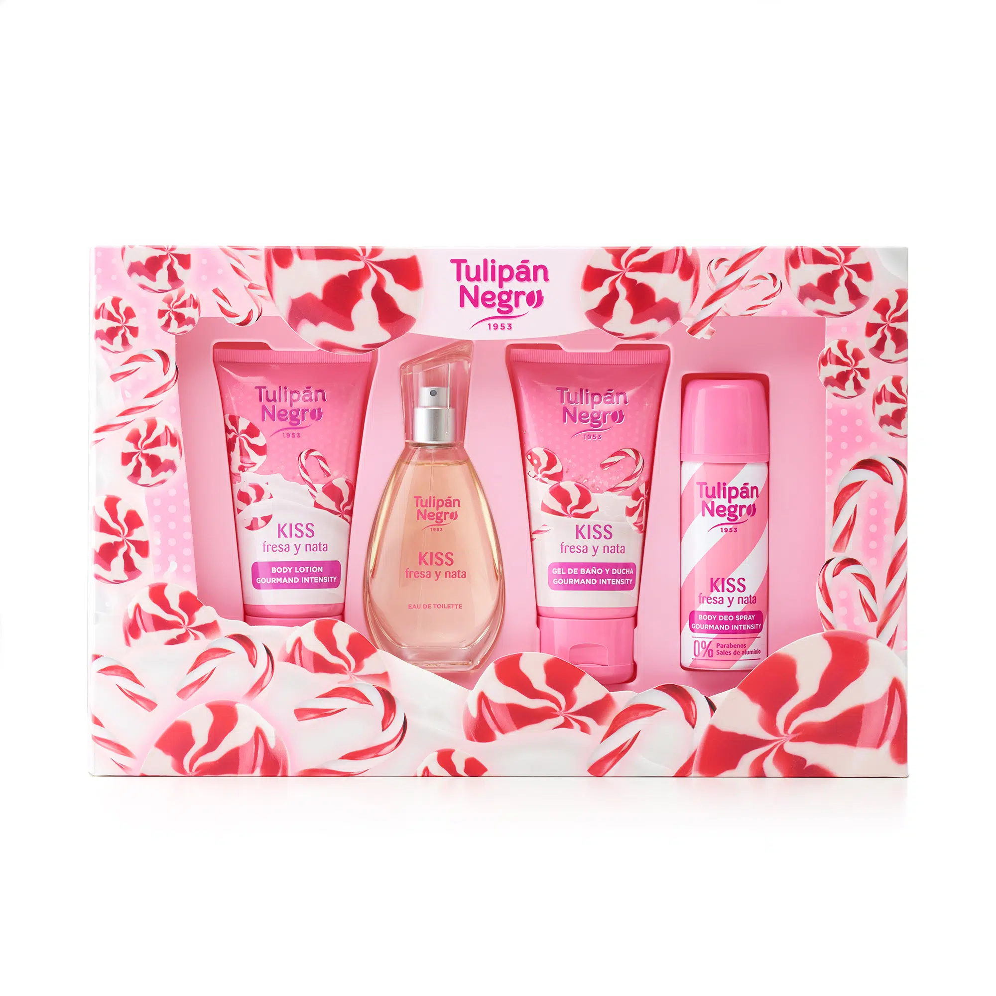 Set Fresa Y Nata Tulipan 2