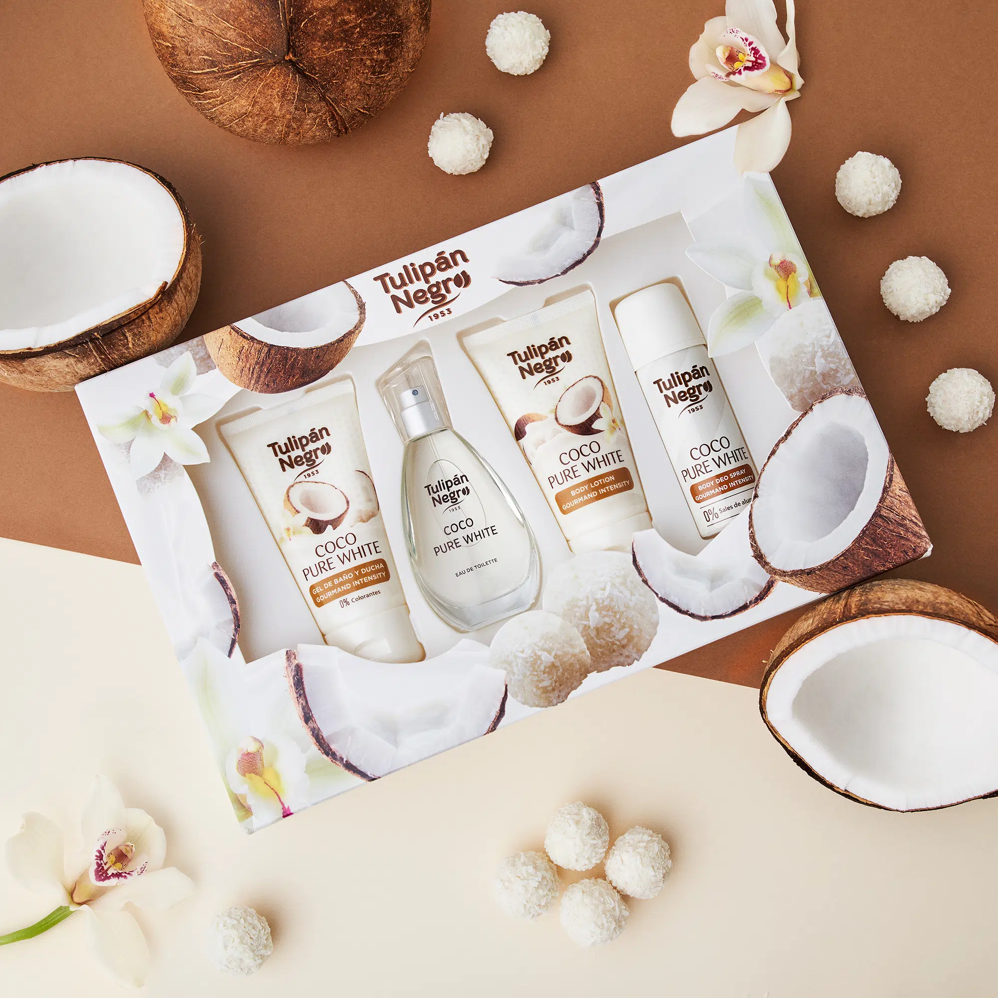 Set Coco Pure White Tulipan 1