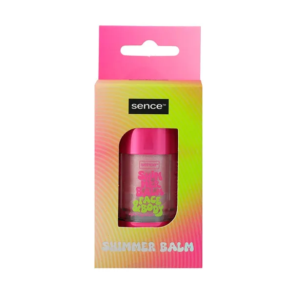 Balsam fata si corp cu sclipici Sence Roz 1