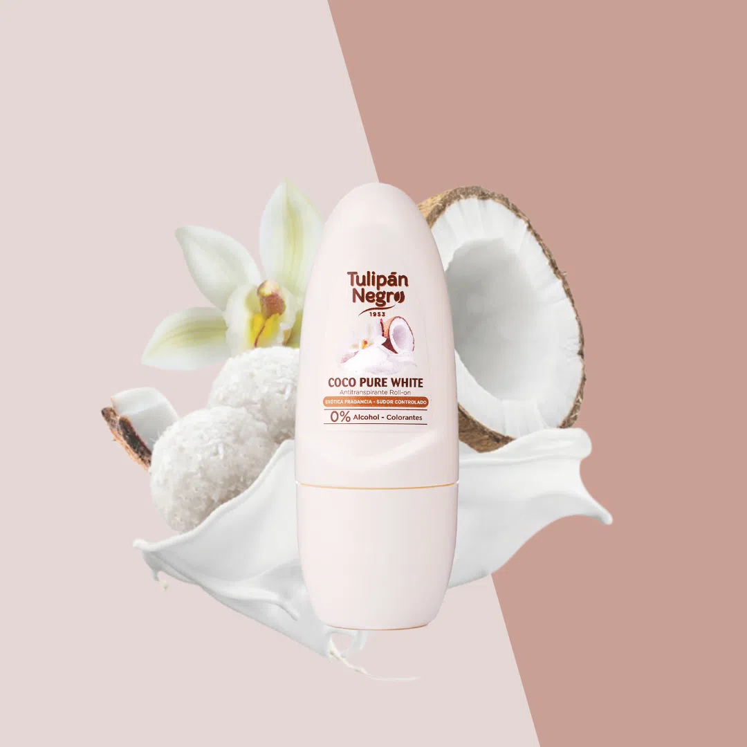 Tulipan Negro Deodorant Roll on Coco Pure White 2
