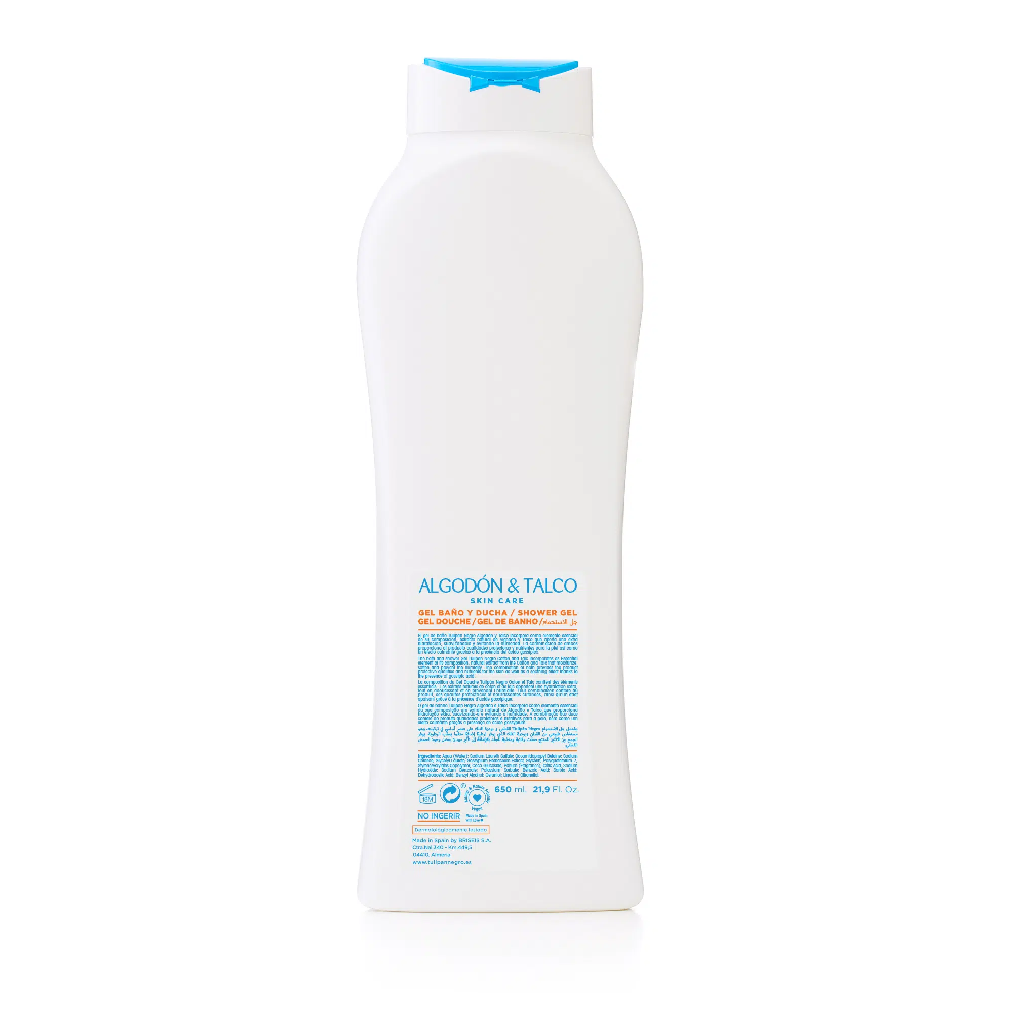 Tulipan Negro Gel Dus Algodon Y Talco 3